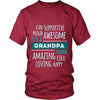 Grandpa T Shirt - Fun Supportive Proud Awesome It's a Grandpa thing Amazing Cool Loving Happy-T-shirt-Teelime | shirts-hoodies-mugs