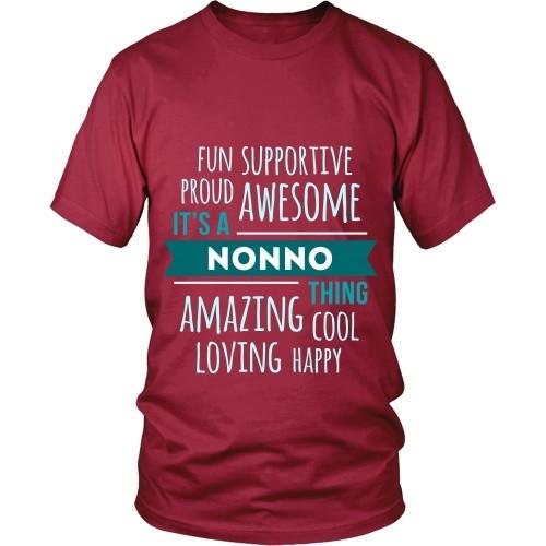 Grandpa T Shirt - Fun Supportive Proud Awesome It's a Nonno thing Amazing Cool Loving Happy Grandpa-T-shirt-Teelime | shirts-hoodies-mugs