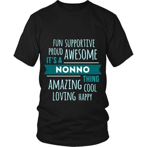 Grandpa T Shirt - Fun Supportive Proud Awesome It's a Nonno thing Amazing Cool Loving Happy Grandpa-T-shirt-Teelime | shirts-hoodies-mugs