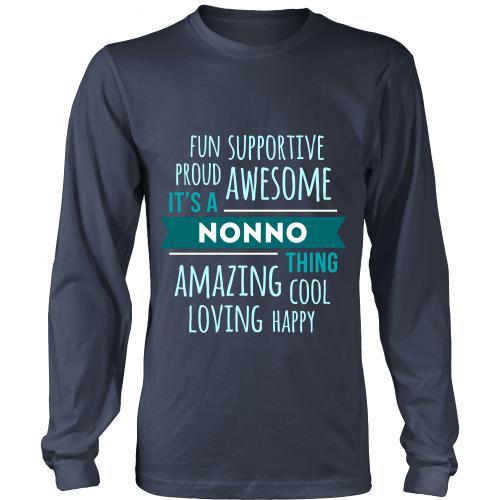 Grandpa T Shirt - Fun Supportive Proud Awesome It's a Nonno thing Amazing Cool Loving Happy Grandpa-T-shirt-Teelime | shirts-hoodies-mugs