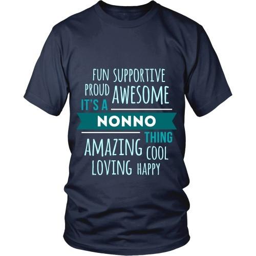 Grandpa T Shirt - Fun Supportive Proud Awesome It's a Nonno thing Amazing Cool Loving Happy Grandpa-T-shirt-Teelime | shirts-hoodies-mugs
