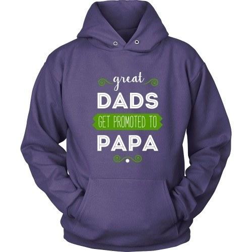 Grandpa T Shirt - Great Dads get promoted to Papa-T-shirt-Teelime | shirts-hoodies-mugs