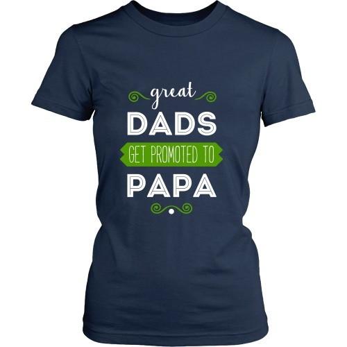 Grandpa T Shirt - Great Dads get promoted to Papa-T-shirt-Teelime | shirts-hoodies-mugs