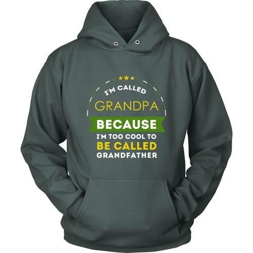 Grandpa T Shirt - I'm called Grandpa because I'm too cool to be called-T-shirt-Teelime | shirts-hoodies-mugs
