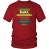 Grandpa T Shirt - Im the luckiest Papa My grandkids make me laugh when I don't even want to smile-T-shirt-Teelime | shirts-hoodies-mugs