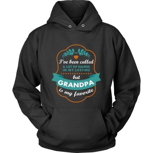 Grandpa T Shirt - I've been called a lot of names in my lifetime but Grandpa is my favourite-T-shirt-Teelime | shirts-hoodies-mugs
