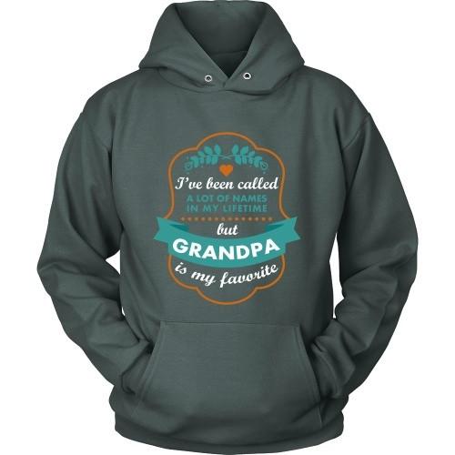 Grandpa T Shirt - I've been called a lot of names in my lifetime but Grandpa is my favourite-T-shirt-Teelime | shirts-hoodies-mugs