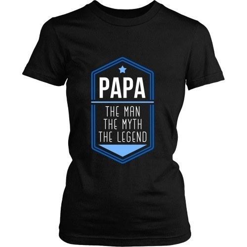 Grandpa T Shirt - Papa The Man The Myth The Legend-T-shirt-Teelime | shirts-hoodies-mugs