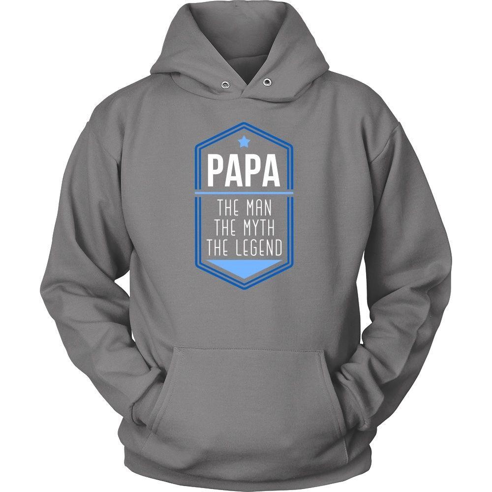 Grandpa T Shirt - Papa The Man The Myth The Legend-T-shirt-Teelime | shirts-hoodies-mugs