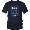 Grandpa T Shirt - Papa The Man The Myth The Legend-T-shirt-Teelime | shirts-hoodies-mugs