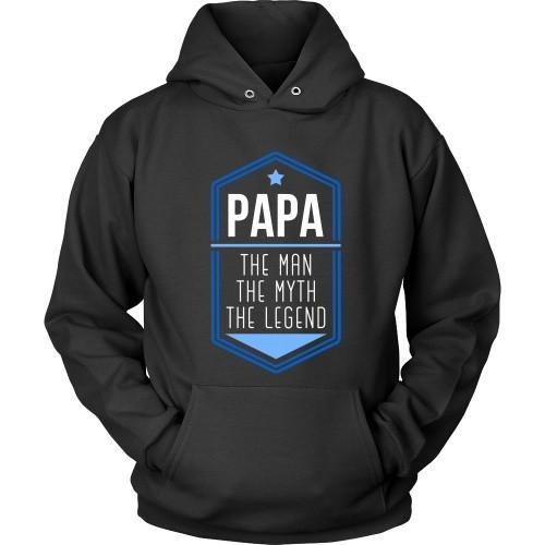 Grandpa T Shirt - Papa The Man The Myth The Legend-T-shirt-Teelime | shirts-hoodies-mugs