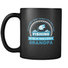 Grandpa There aren't many things I love more than fishing but one of them is being a grandpa 11oz Black Mug-Drinkware-Teelime | shirts-hoodies-mugs