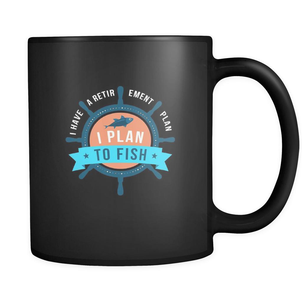 Grandparents I have a retirement plan I plan to fish 11oz Black Mug-Drinkware-Teelime | shirts-hoodies-mugs