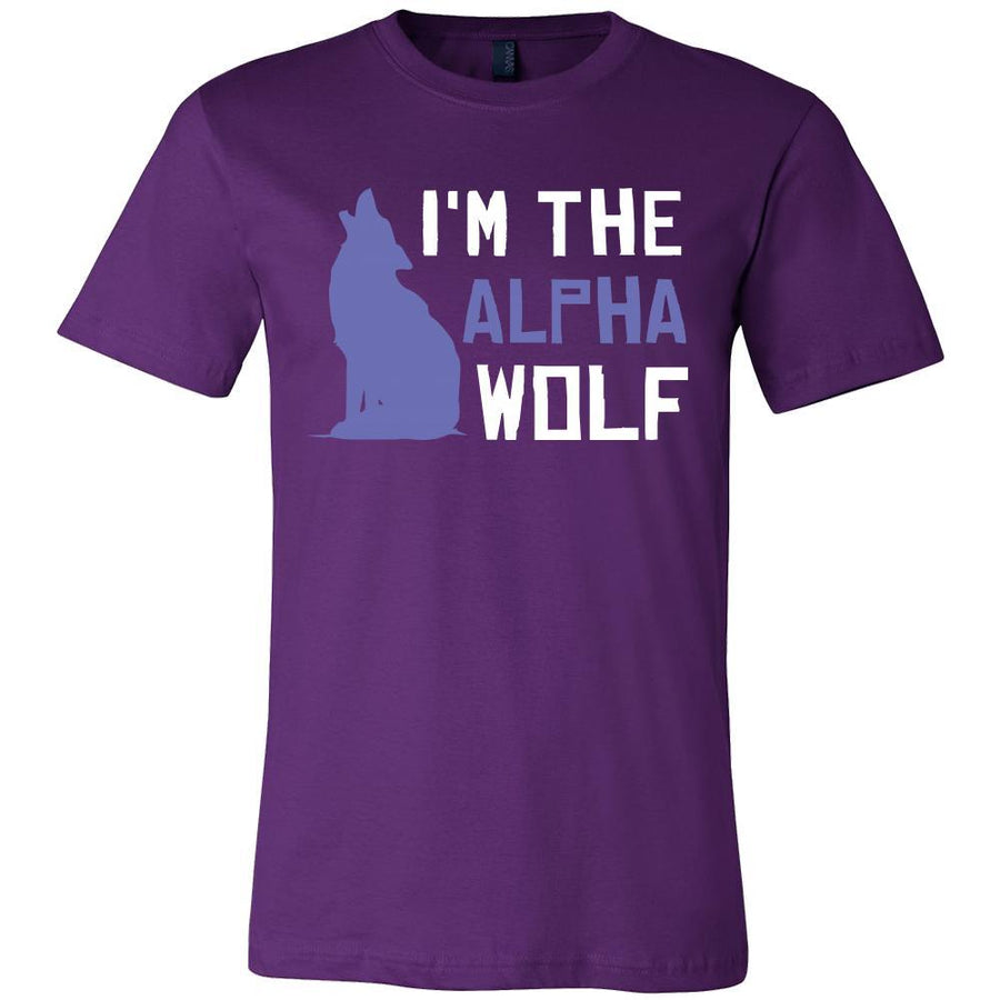 Gray Wolf Shirt - Alpha Wolf - Animal Lover Gift-T-shirt-Teelime | shirts-hoodies-mugs