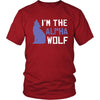 Gray Wolf Shirt - Alpha Wolf - Animal Lover Gift-T-shirt-Teelime | shirts-hoodies-mugs