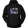 Gray Wolf Shirt - Alpha Wolf - Animal Lover Gift-T-shirt-Teelime | shirts-hoodies-mugs