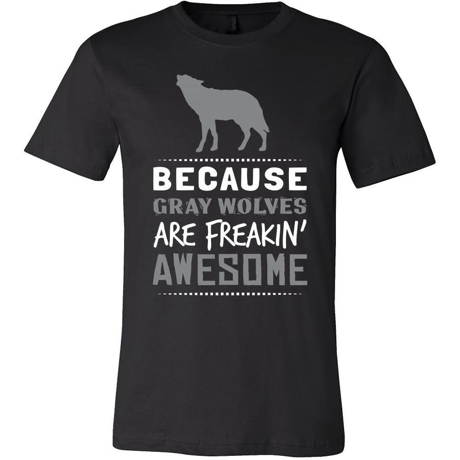 Gray Wolf Shirt - Freakin Awesome - Animal Lover Gift-T-shirt-Teelime | shirts-hoodies-mugs