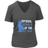 Gray Wolf Shirt - Official Member - Animal Lover Gift-T-shirt-Teelime | shirts-hoodies-mugs