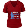 Gray Wolf Shirt - Official Member - Animal Lover Gift-T-shirt-Teelime | shirts-hoodies-mugs