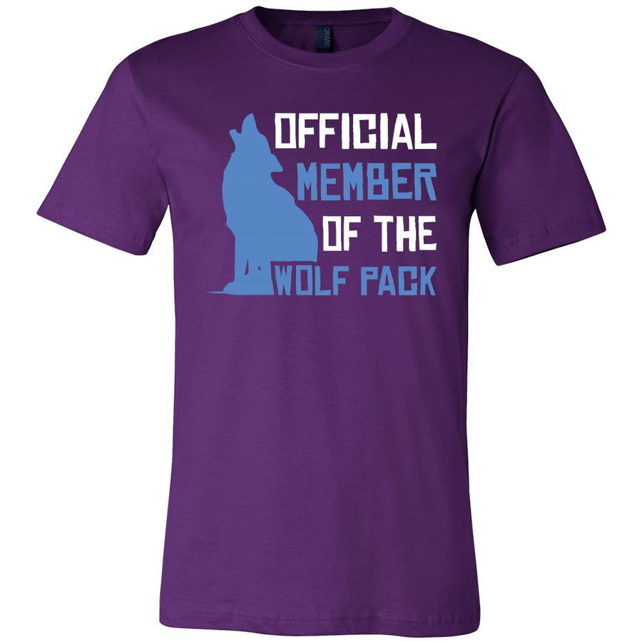 Gray Wolf Shirt - Official Member - Animal Lover Gift-T-shirt-Teelime | shirts-hoodies-mugs