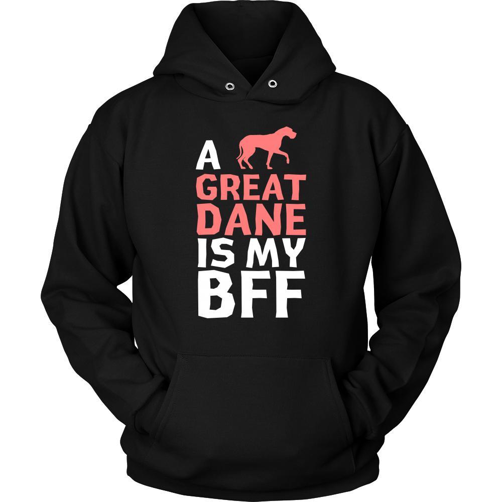 Great dane Shirt - a Great dane is my bff- Dog Lover Gift-T-shirt-Teelime | shirts-hoodies-mugs
