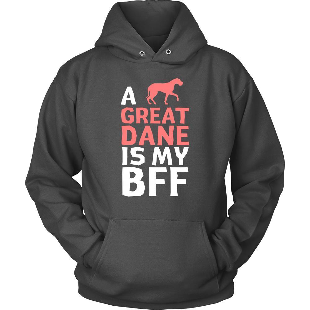 Great dane Shirt - a Great dane is my bff- Dog Lover Gift-T-shirt-Teelime | shirts-hoodies-mugs