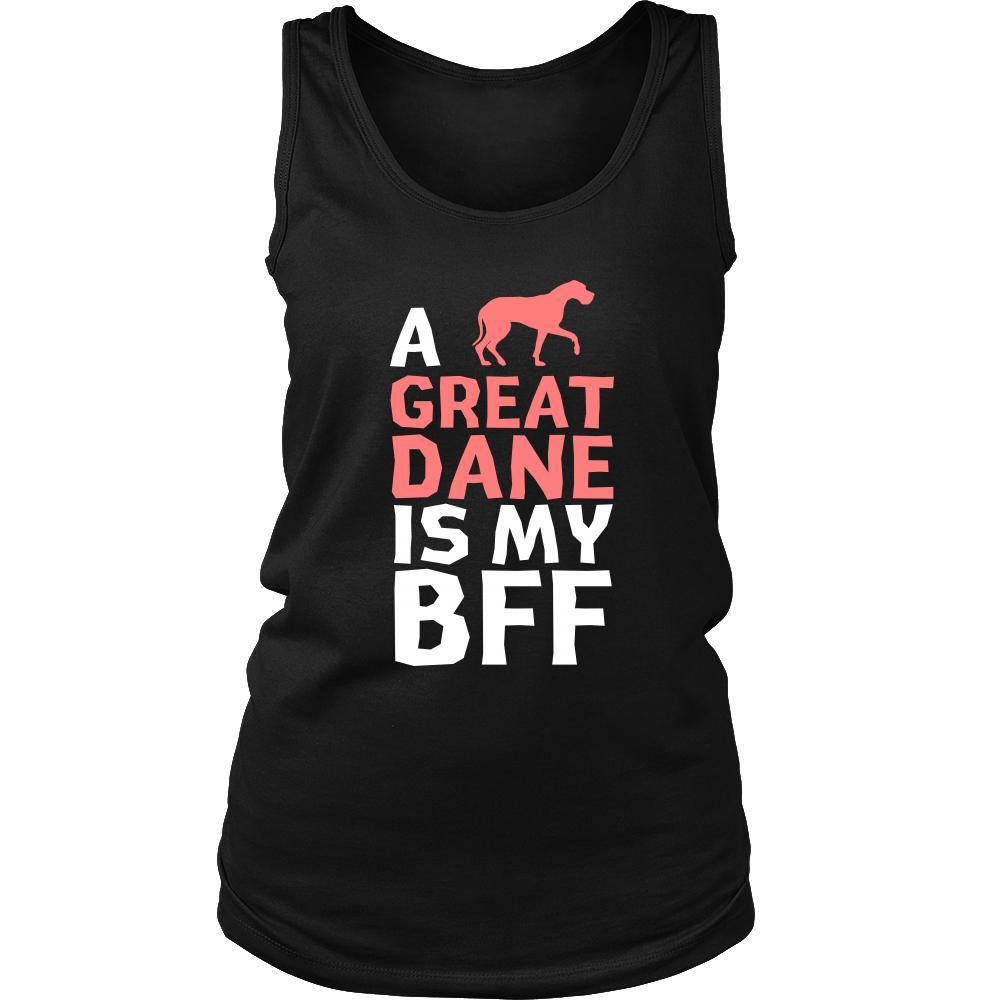 Great dane Shirt - a Great dane is my bff- Dog Lover Gift-T-shirt-Teelime | shirts-hoodies-mugs