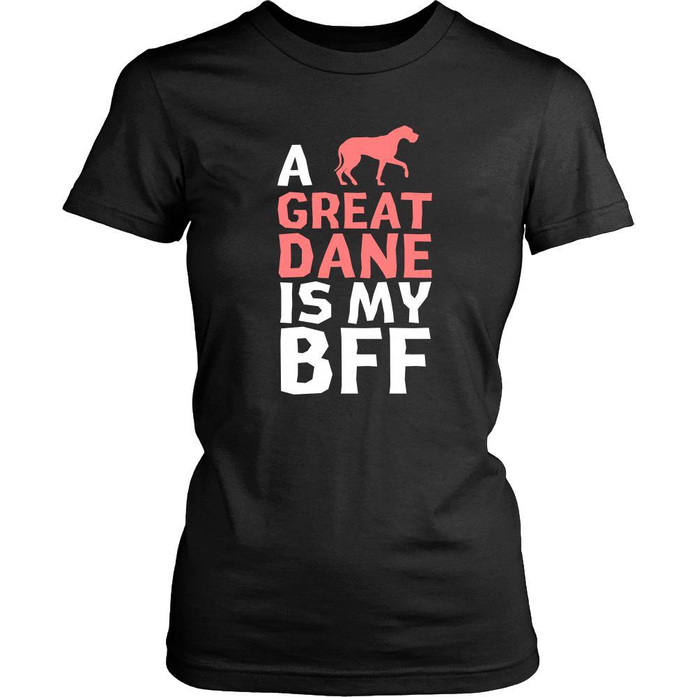 Great dane Shirt - a Great dane is my bff- Dog Lover Gift-T-shirt-Teelime | shirts-hoodies-mugs