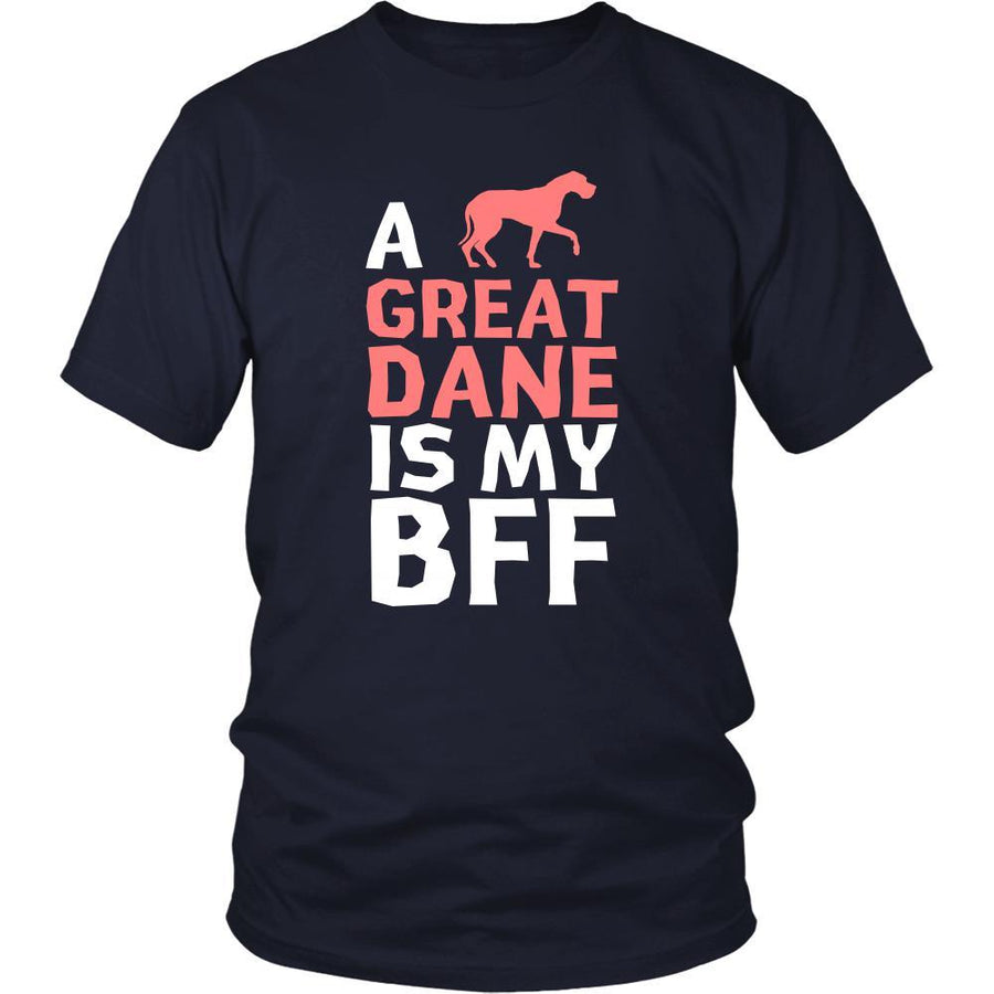 Great dane Shirt - a Great dane is my bff- Dog Lover Gift-T-shirt-Teelime | shirts-hoodies-mugs
