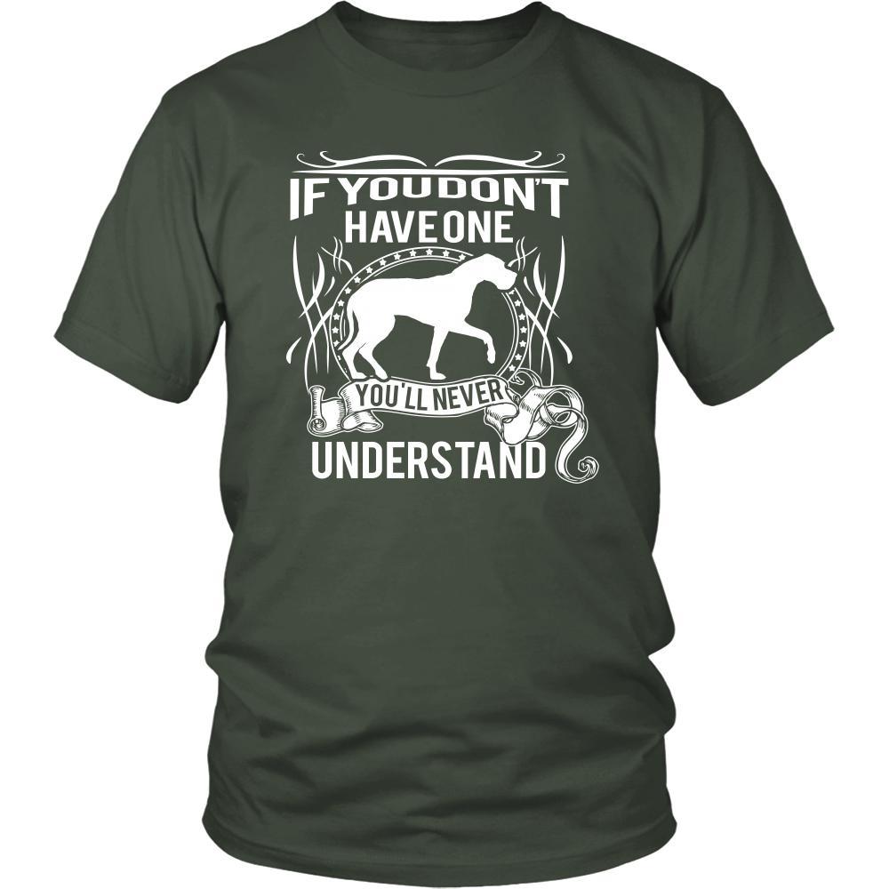 Great dane Shirt - If you don't have one you'll never understand- Dog Lover Gift-T-shirt-Teelime | shirts-hoodies-mugs