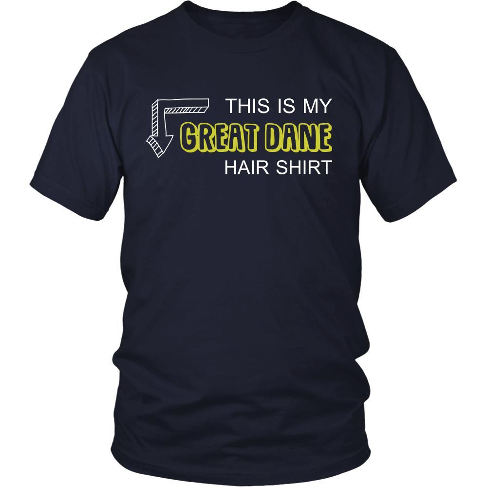 Great dane Shirt - This is my Great dane hair shirt - Dog Lover Gift-T-shirt-Teelime | shirts-hoodies-mugs