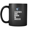 Greece Legends are born in Greece 11oz Black Mug-Drinkware-Teelime | shirts-hoodies-mugs