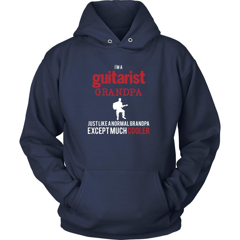 Guitar Shirt - I'm a guitarist grandpa just like a normal grandpa except much cooler Grandfather Hobby Gift-T-shirt-Teelime | shirts-hoodies-mugs