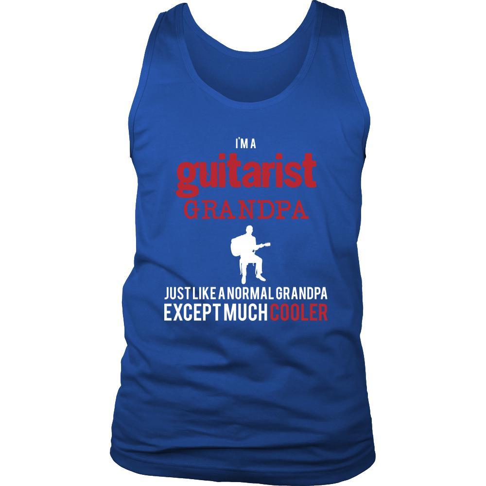 Guitar Shirt - I'm a guitarist grandpa just like a normal grandpa except much cooler Grandfather Hobby Gift-T-shirt-Teelime | shirts-hoodies-mugs
