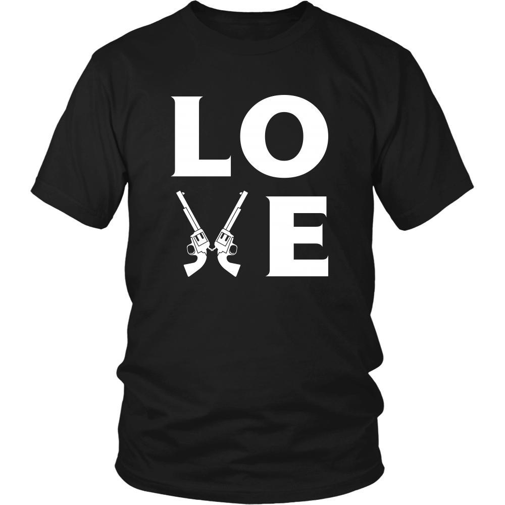 Gun - LOVE Gun - Weapon Hobby Shirt-T-shirt-Teelime | shirts-hoodies-mugs