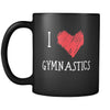 Gymnastics I Love Gymnastics 11oz Black Mug-Drinkware-Teelime | shirts-hoodies-mugs