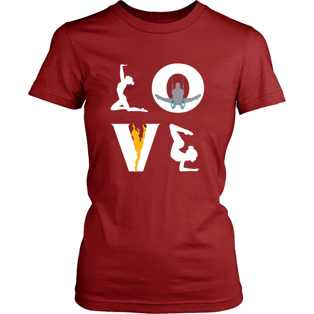 Gymnastics - LOVE Gymnastics - Sport Player Shirt-T-shirt-Teelime | shirts-hoodies-mugs