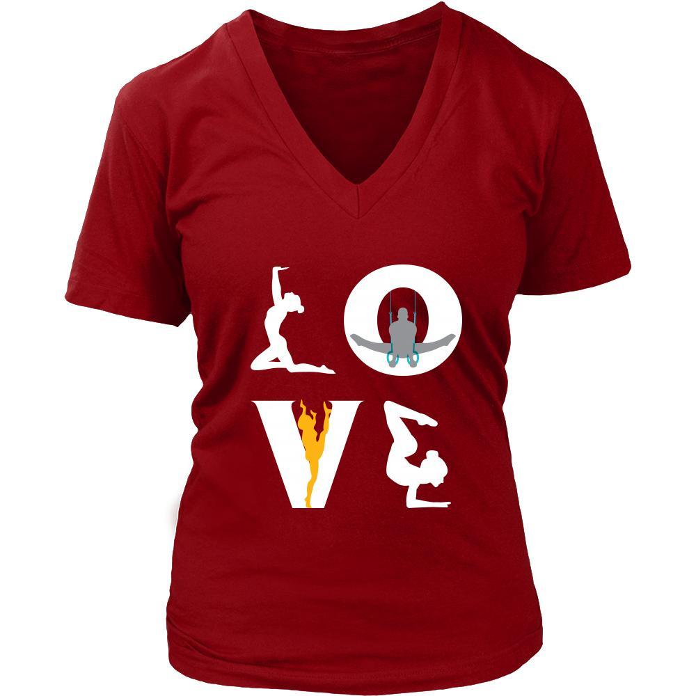 Gymnastics - LOVE Gymnastics - Sport Player Shirt-T-shirt-Teelime | shirts-hoodies-mugs