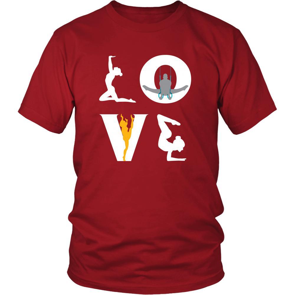 Gymnastics - LOVE Gymnastics  - Sport Player Shirt