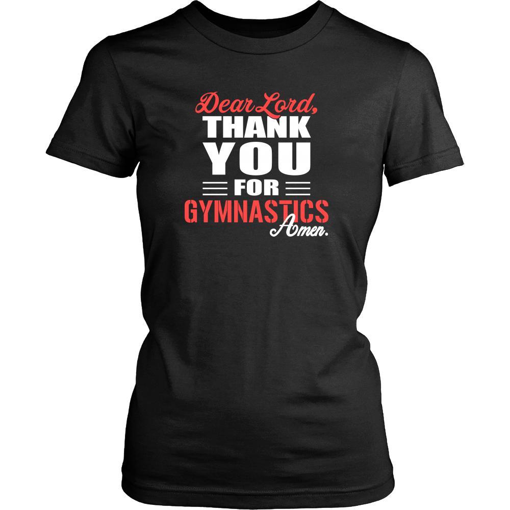 Gymnastics Shirt - Dear Lord, thank you for Gymnastics Amen- Sport-T-shirt-Teelime | shirts-hoodies-mugs