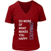 Gymnastics Shirt - Do more of what makes you happy Gymnastics- Sport Gift-T-shirt-Teelime | shirts-hoodies-mugs