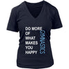 Gymnastics Shirt - Do more of what makes you happy Gymnastics- Sport Gift-T-shirt-Teelime | shirts-hoodies-mugs