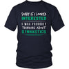 Gymnastics Shirt - Sorry If I Looked Interested, I think about Gymnastics - Hobby Gift-T-shirt-Teelime | shirts-hoodies-mugs