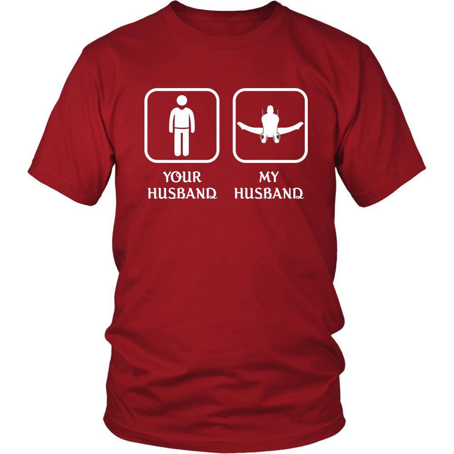 Gymnastics - Your husband My husband - Mother's Day Sport Shirt-T-shirt-Teelime | shirts-hoodies-mugs