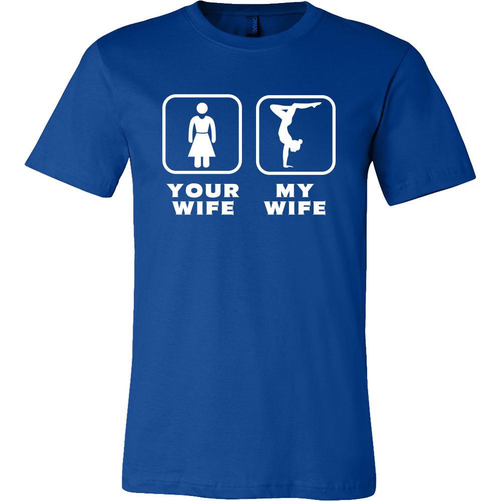 Gymnastics - Your wife My wife - Father's Day Sport Shirt-T-shirt-Teelime | shirts-hoodies-mugs