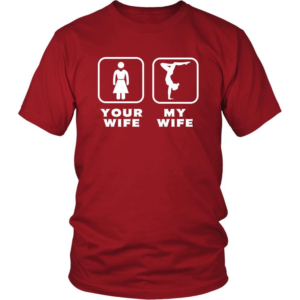 Gymnastics - Your wife My wife - Father's Day Sport Shirt-T-shirt-Teelime | shirts-hoodies-mugs