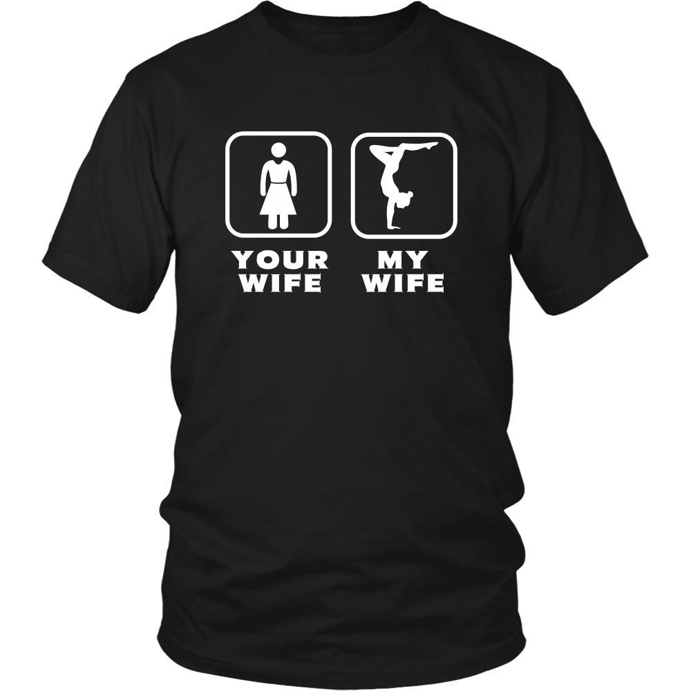 Gymnastics - Your wife My wife - Father's Day Sport Shirt-T-shirt-Teelime | shirts-hoodies-mugs