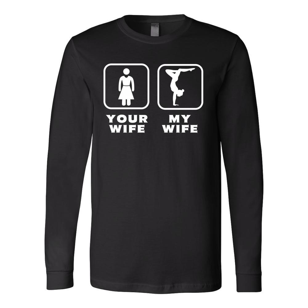 Gymnastics - Your wife My wife - Father's Day Sport Shirt-T-shirt-Teelime | shirts-hoodies-mugs