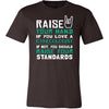 Gynecologist Shirt - Raise your hand if you love Gynecologist, if not raise your standards - Profession Gift-T-shirt-Teelime | shirts-hoodies-mugs