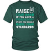 Gynecologist Shirt - Raise your hand if you love Gynecologist, if not raise your standards - Profession Gift-T-shirt-Teelime | shirts-hoodies-mugs